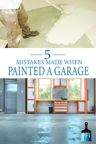 Garage floor paint mistakes that other make all the time. Learn before you start and do the DIY job right!