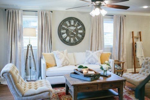 family room Farmhouse paint colors