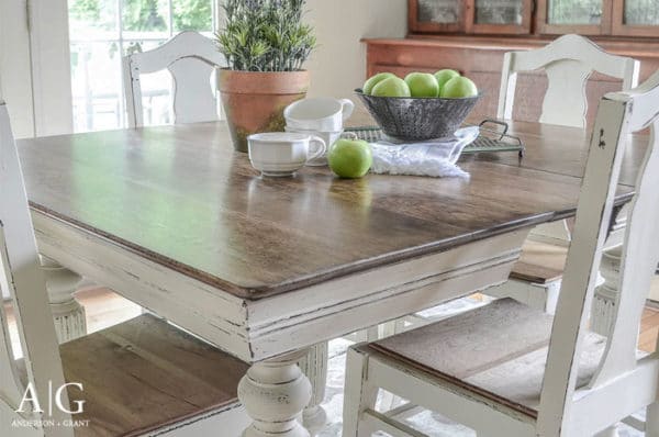 table makeover farmhouse