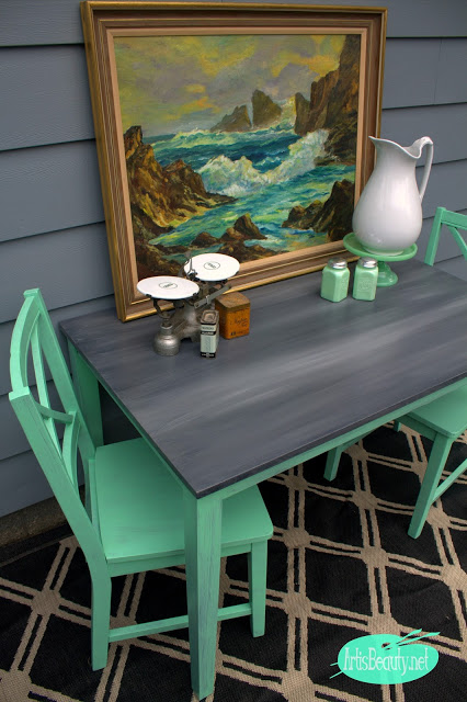 green table makeover
