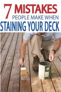 Stain your deck the correct way. learn how here!