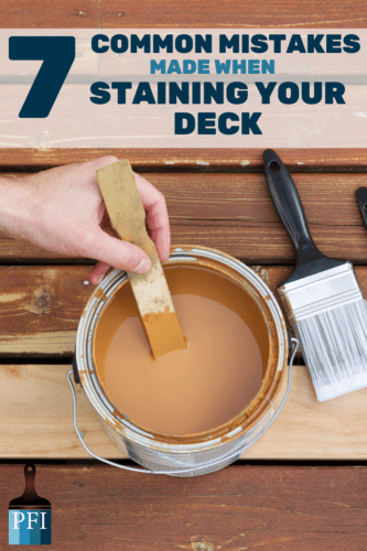 Stain your deck the correct way by learning common mistakes to avoid on your next DIY paint project. 