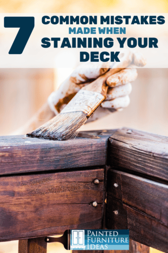 Stain your deck the correct way by learning common mistakes to avoid on your next DIY paint project.