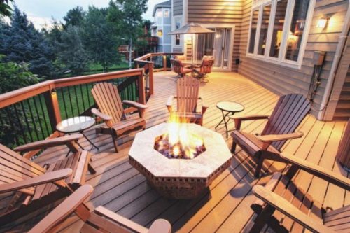 diy stain deck