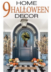 October is the perfect time for fabulous Halloween outdoor decor. Check out these 9 beautiful home and yard decor ideas for this fall!