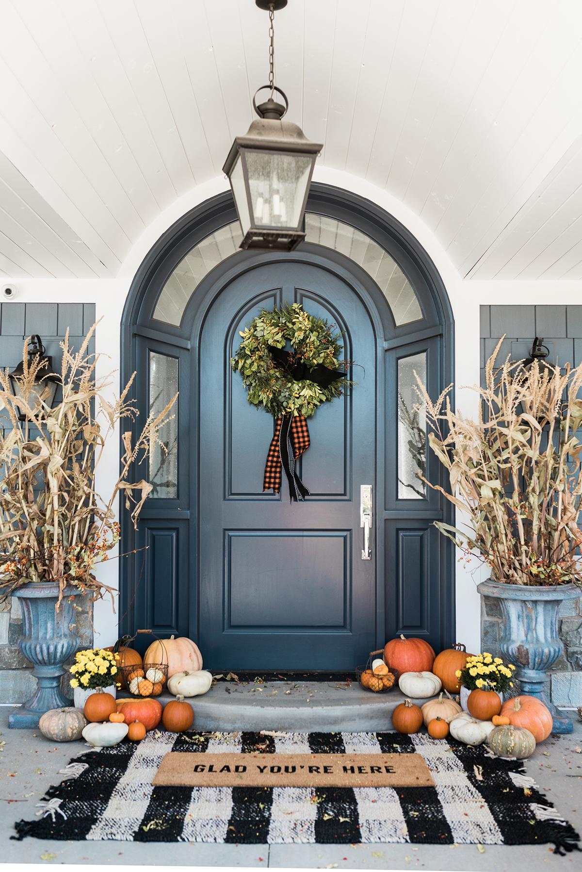 fall porch decor