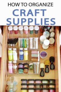 No matter how much space you have (or how little you have) to store your paint craft supplies, at some point, it will run out.. Learn how to organize your craft supplies efficiently today!