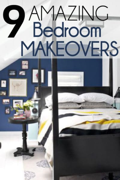 Need Inspiration for a bedroom makeover? Check out these beautiful bedroom before and after photos to inspire you!