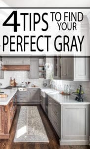 Gray has taken the interior design world by storm. It’s no longer a drab, sad color. It’s bright and airy. Learn how to pick the perfect gray paint color for your home decor!