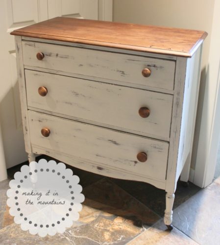 distressed dresser