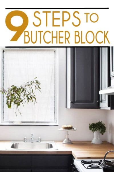 DIY butcher block countertops are a classic kitchen element that brings warmth and beauty to any kitchen. Learn how to do it yourself here!