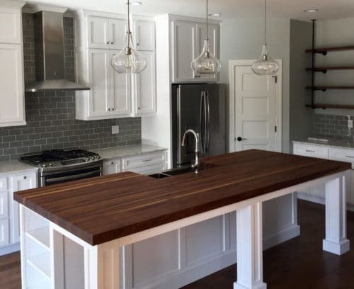 butcher block kitchen island