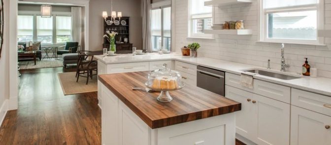 9 Steps to DIY Butcher Block Countertop - Painted Furniture Ideas