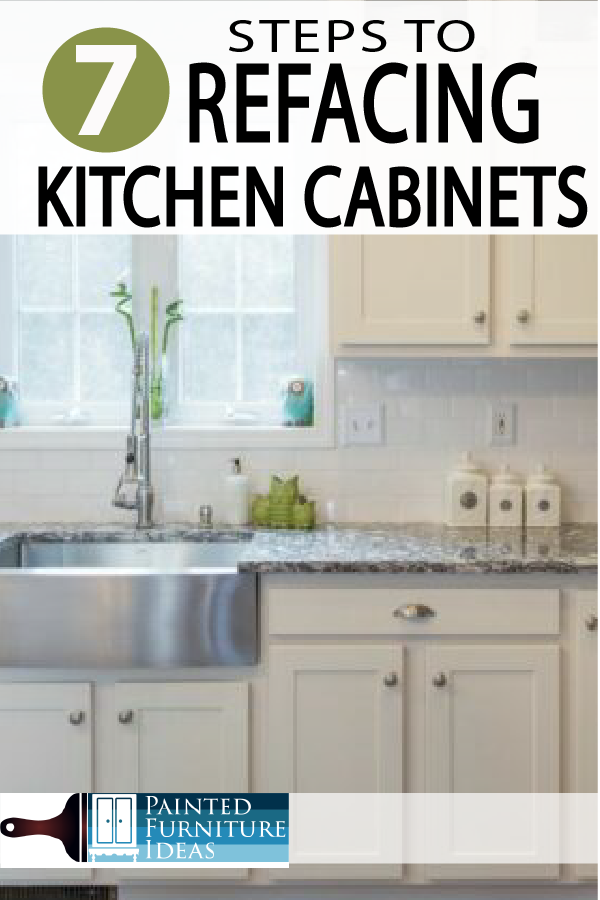 DIY Refacing Kitchen Cabinets - Painted Furniture Ideas