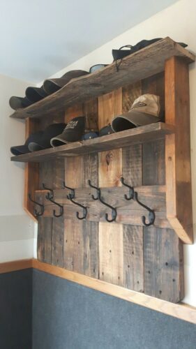 pallet mudroom lockers