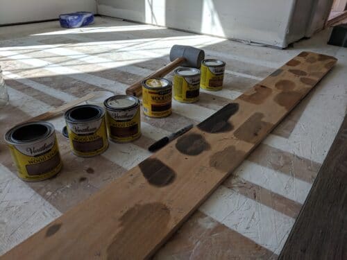 choosing a type of wood stain