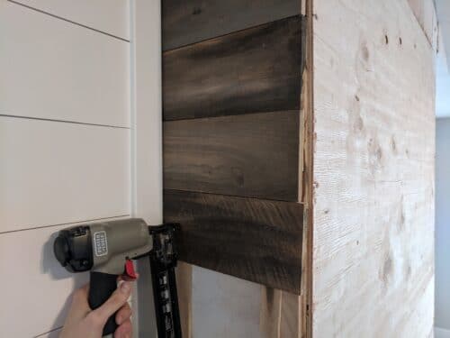 brad nailer used to install