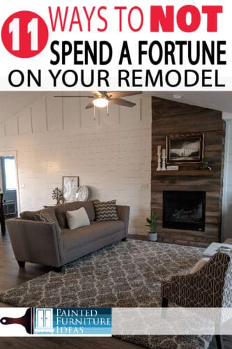 Learn how to save a fortune on your remodel in 11 different ways, I saved $1000's on our home remodel!