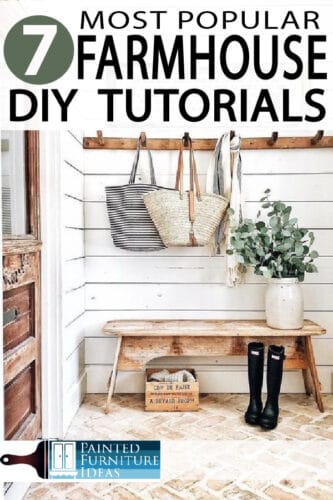 DIY Farmhouse style has become a staple in interior decor in the past 10 years and is quickly becoming a classic look.  What is not to love? Learn how to pull off this look with my 7 most popular farmhouse articles!