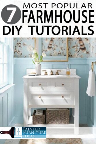 Farmhouse tutorials for your home are all right here!  check out the most popular farmhouse articles to inspire your home decor!