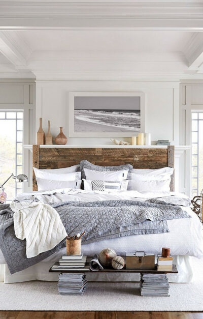 blue master bedroom