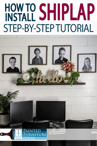 DIY shiplap tutorial that will save you money doing it yourself! Farmhouse look here I come!  