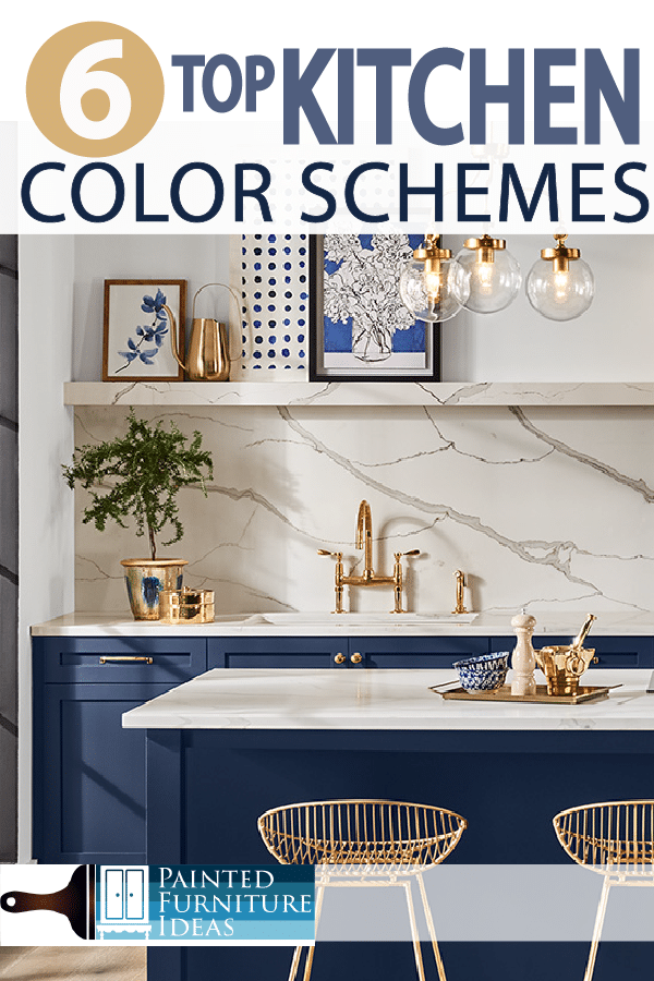 Painted Furniture Ideas Top 6 Kitchen Paint Colors For 2020 - Paint Colors For Kitchen Cabinets 2020