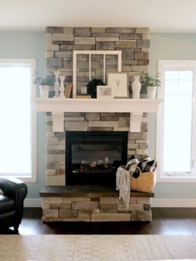 How to Professionally Decorate a Mantel - Painted Furniture Ideas