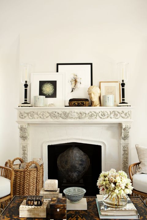 How to Professionally Decorate a Mantel - Painted Furniture Ideas