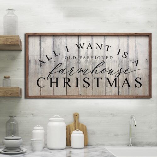 FARMHOUSE sign for christmas trees