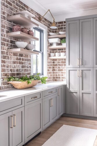 kitchen in gray