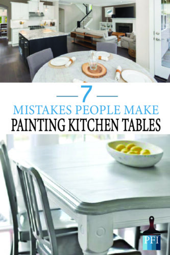 Painting Kitchen Tables, What Kind Of Paint Do You Use On A Dining Table