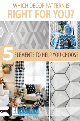 welk patroon ziet er het beste uit?  Leer van professionele binnenhuisarchitecten om het perfecte patroon te vinden voor je doe-het-zelf-kamer make-over!