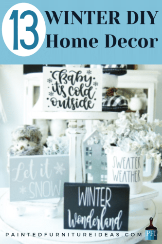 Winter home decor that is not Christmas.! 