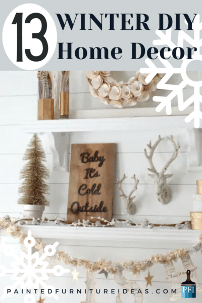 Check out these DIY winter home decor ideas