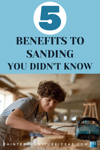 Why sanding is more than just making the surface smooth.  DIY projects need to start with sanding for a professional look!
