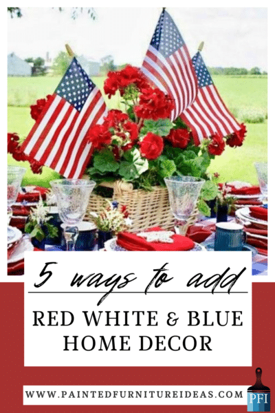 get inspired with these beautiful Patriotic home decor ideas!
