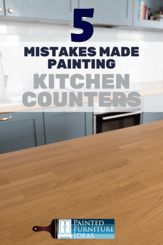 Painting Kitchen counters can change the entire feel of your kitchen, learn before you start to avoid these common mistakes for this DIY home project! 