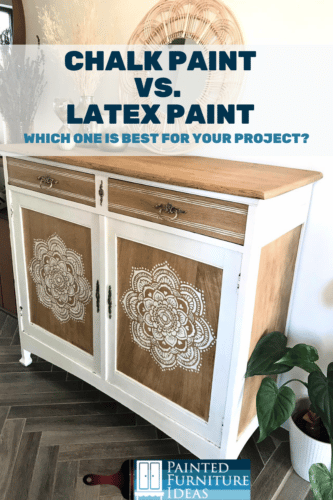 Painted Furniture Ideas  Chalk Paint vs Latex Paint on Furniture - Painted  Furniture Ideas