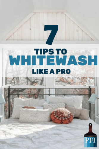 Learn to whitewash correctly with these professional tips the the home DIY painter