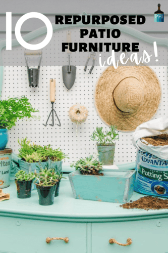 DIY Patio furniture is the best way to save money. Repurpose old furniture for a new purpose, with these great ideas!