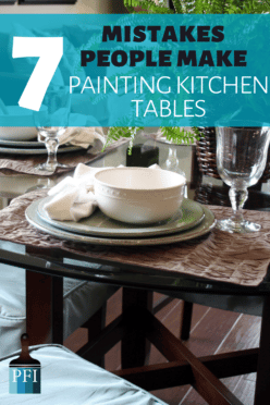 7 Common Mistakes Made Painting Kitchen Tables - Painted Furniture Ideas