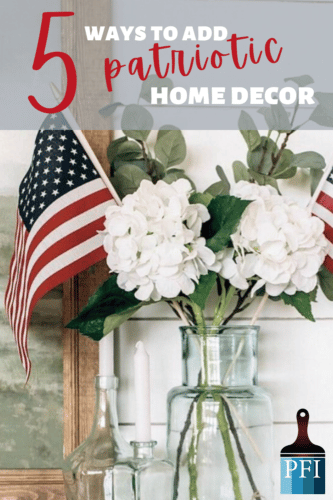 5 Beautiful home decor tips for memorial day, 4th of July, and summer home decor with a patriotic flare!