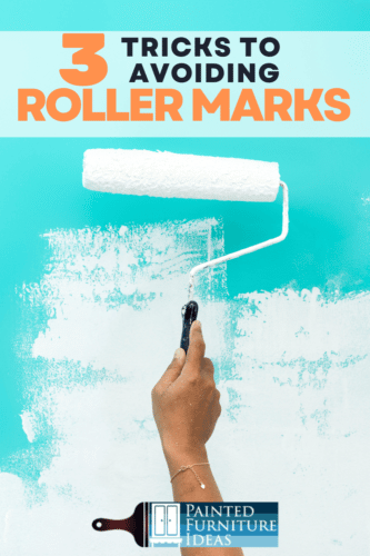Roller marks are in the past with these 3 trick to avoid brush strokes or roller marks on your next DIY project.