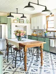 azulejos de cozinha com pintura em estêncil