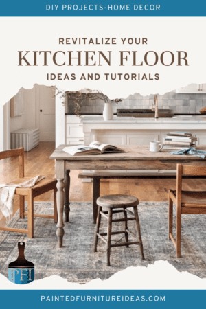 kitchen flooring doesn't have to be expensive, check out these DIY ideas for a new kitchen look!