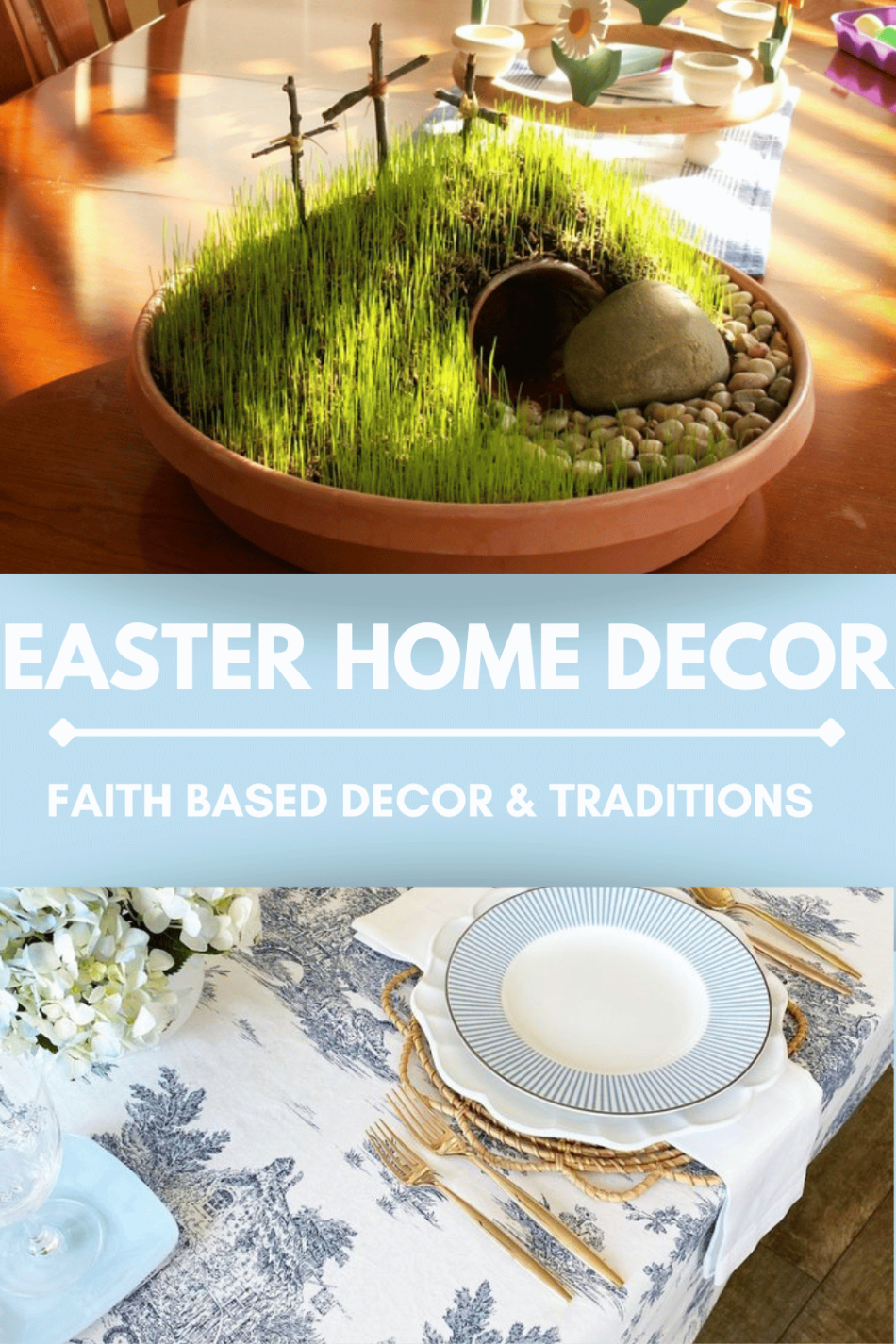 Discover inspiring Christian-based Easter home decor ideas. Celebrate the true meaning of Easter with DIY projects and beautiful decorations.